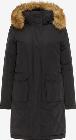 DreiMaster Klassik Winter Coat in Black: front