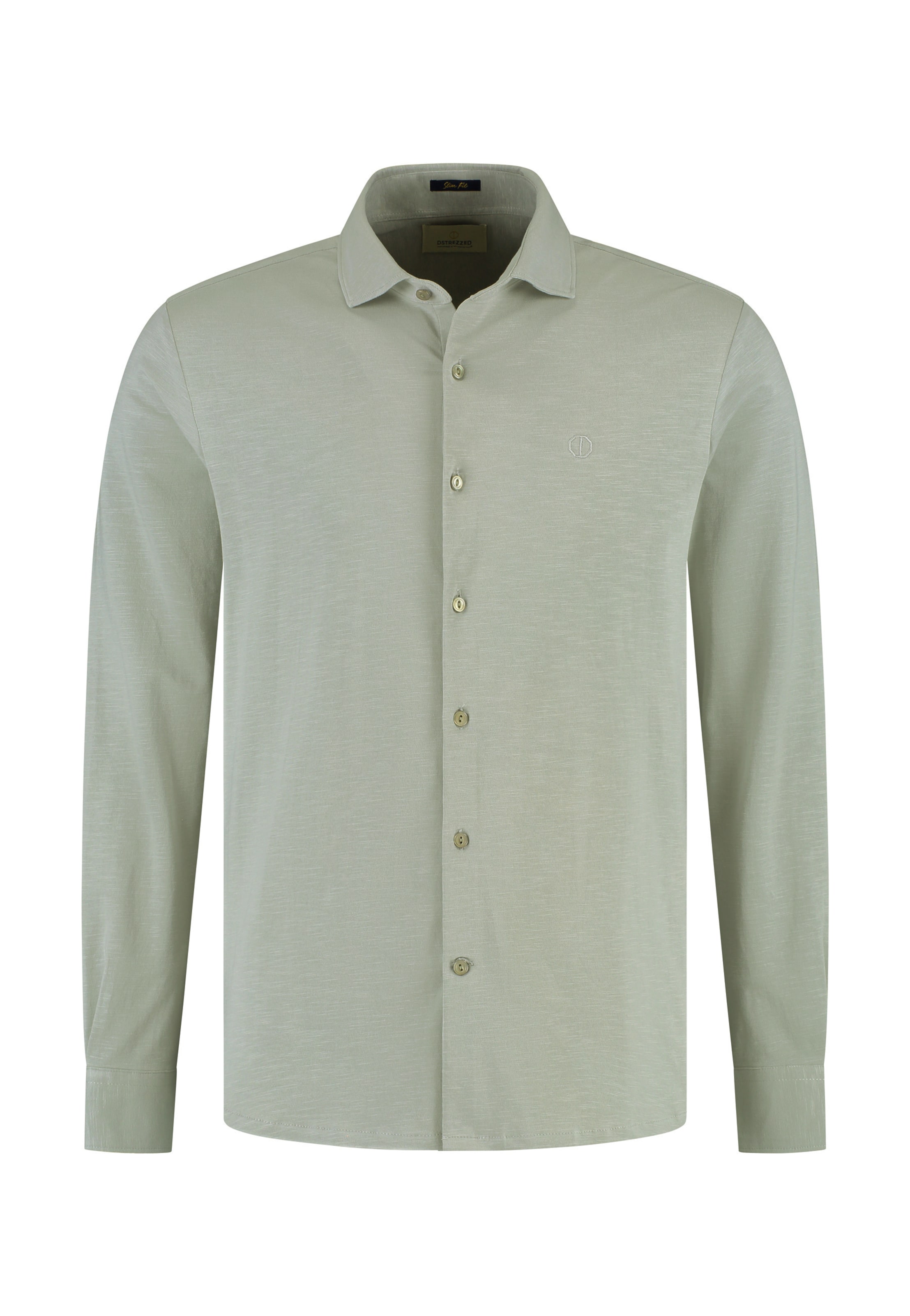 Dstrezzed Regular Fit Hemd 'Bo' in Grün: Vorderseite