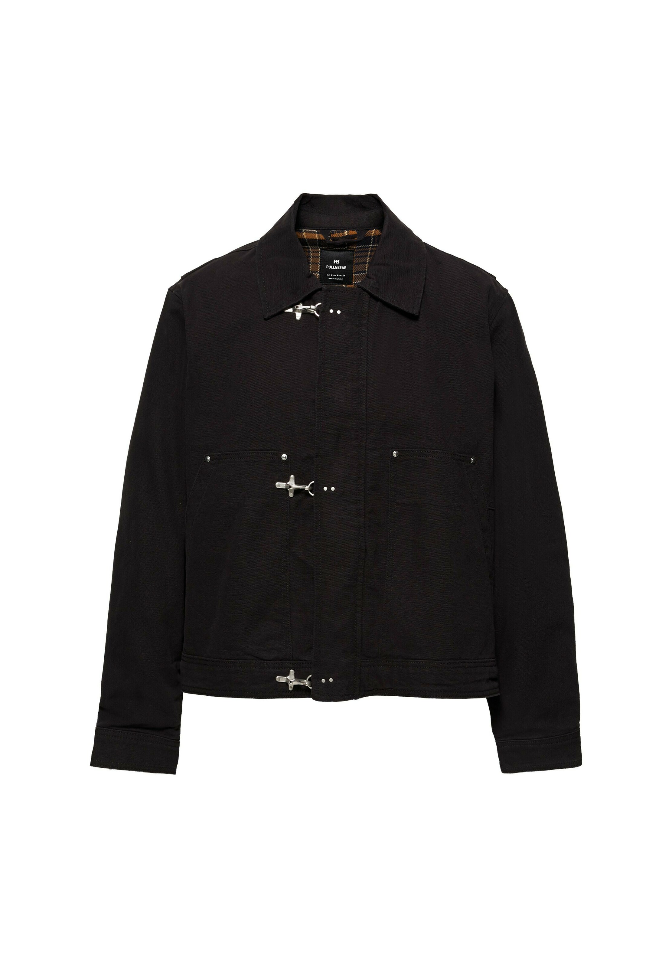 Pull&Bear Between-Season Jacket in S in Black, Item view
