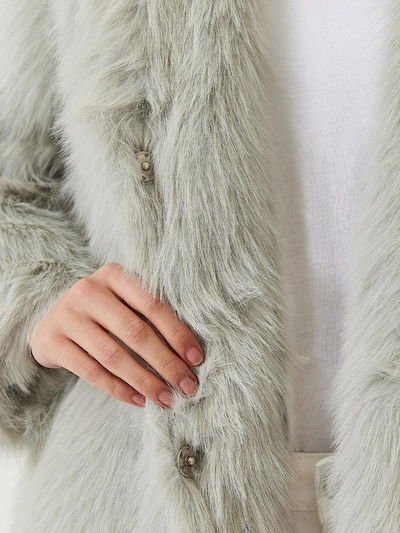 Bianco Lucci Mantel in hellgrau, Produktansicht