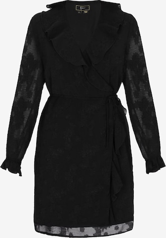 Robe de cocktail faina en noir : devant