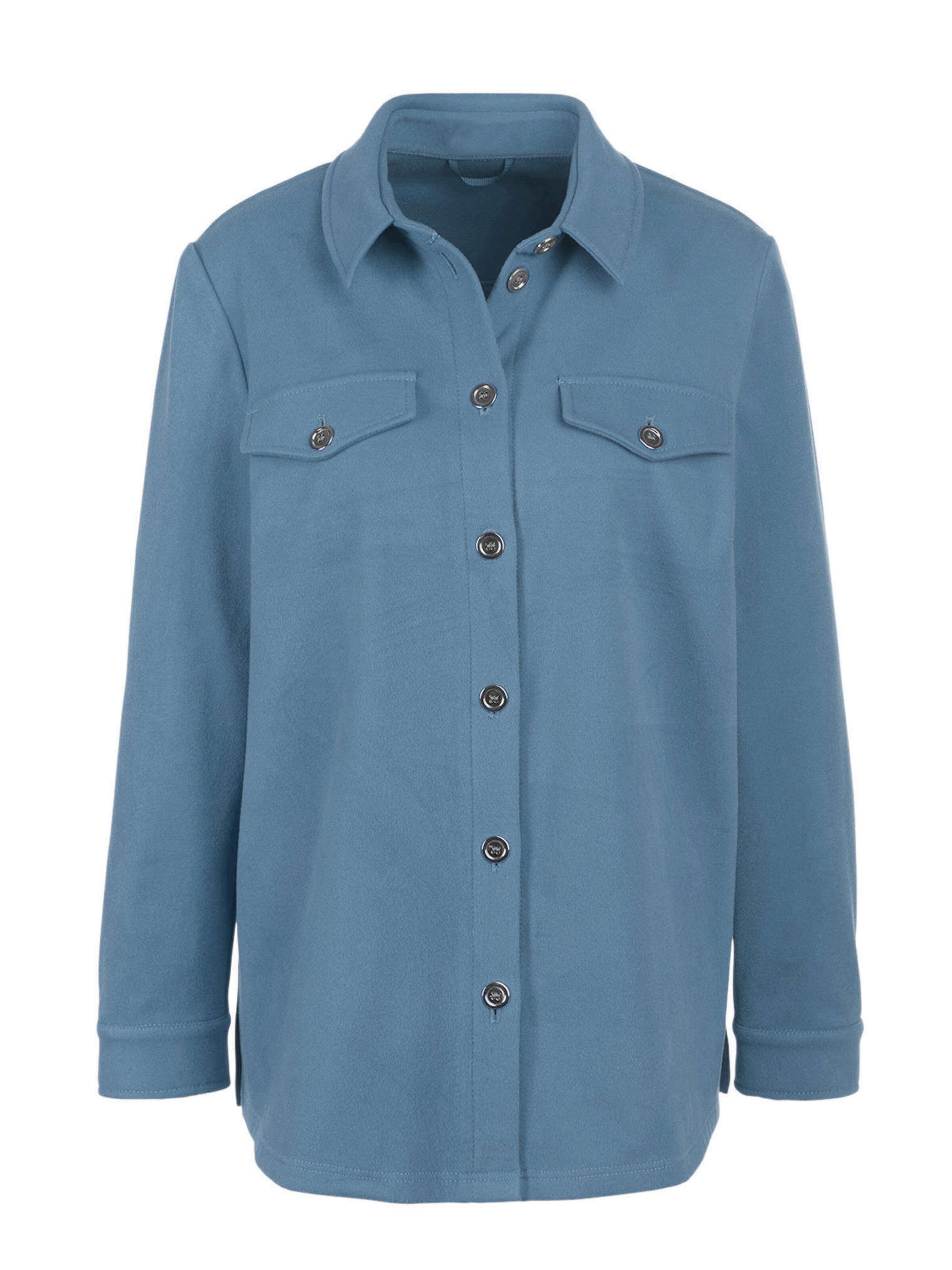 Goldner Übergangsjacke in Blau: Vorderseite