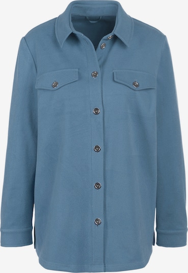 Goldner Übergangsjacke in rauchblau, Produktansicht