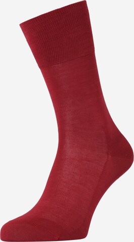 Chaussettes 'Tiago' FALKE en rouge : devant