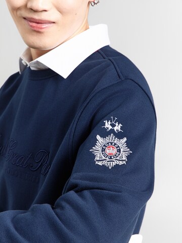 Sweat-shirt La Martina en bleu