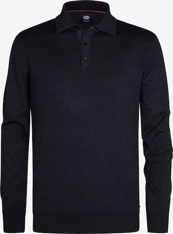 Pull-over Petrol Industries en bleu : devant