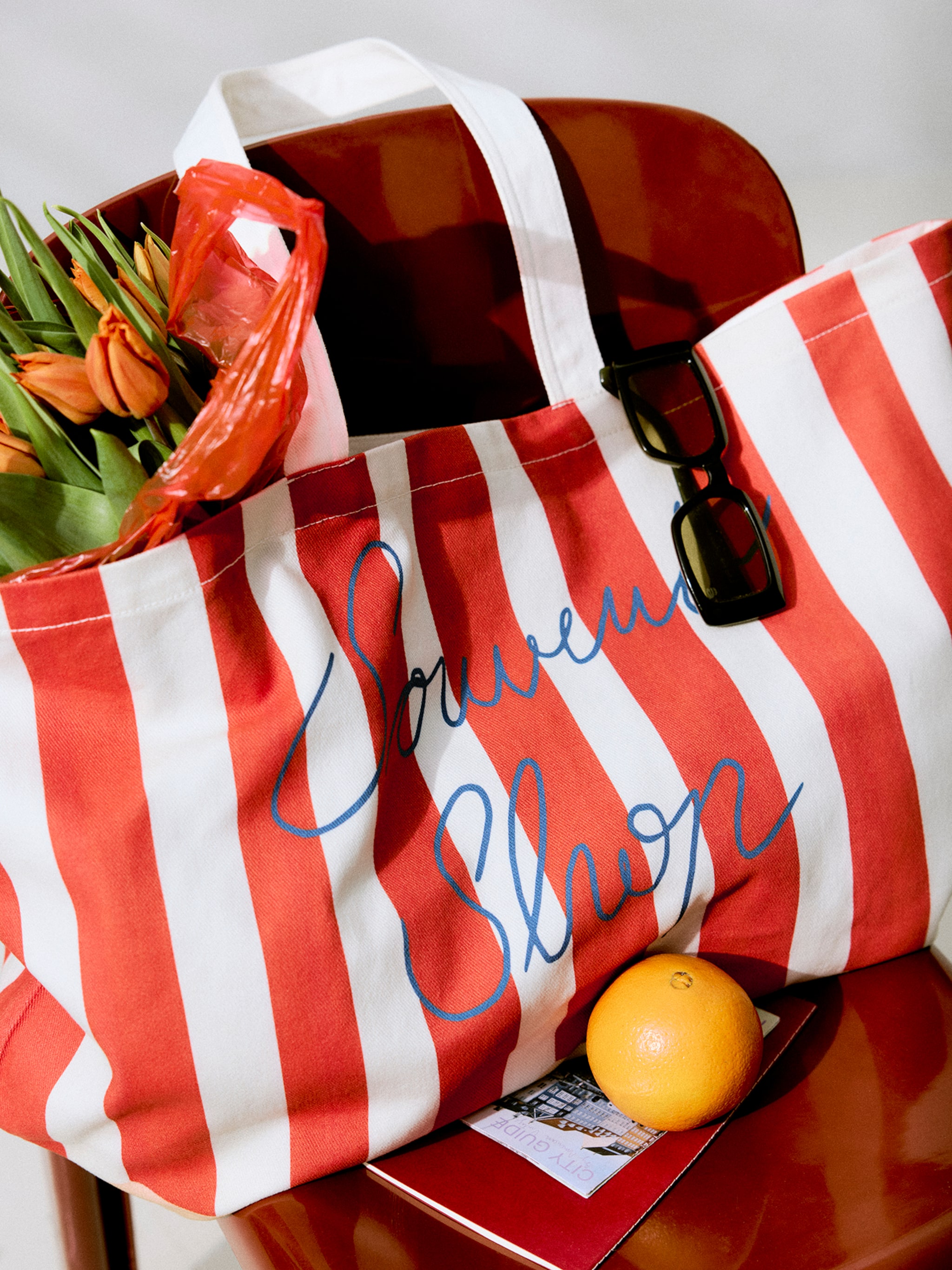 EDITED Strandtaske 'Hubertine' rød