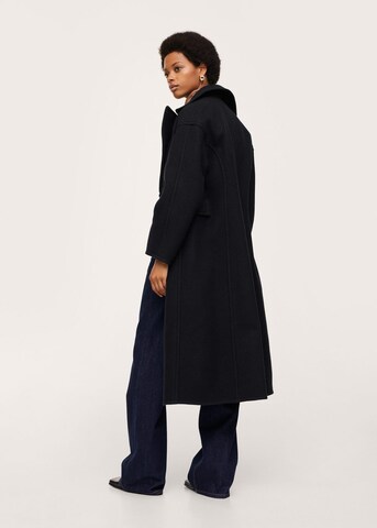 MANGO Between-Seasons Coat 'Sapo' in Blue