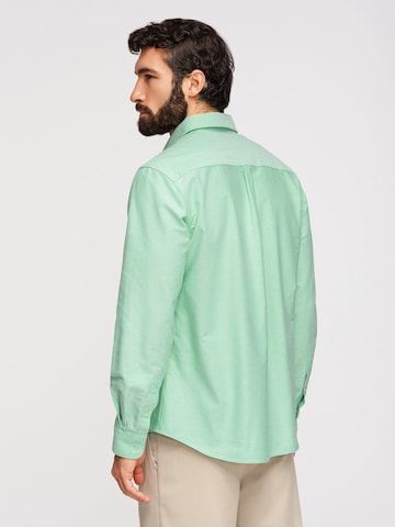 Ombre Regular fit Zakelijk overhemd in Groen
