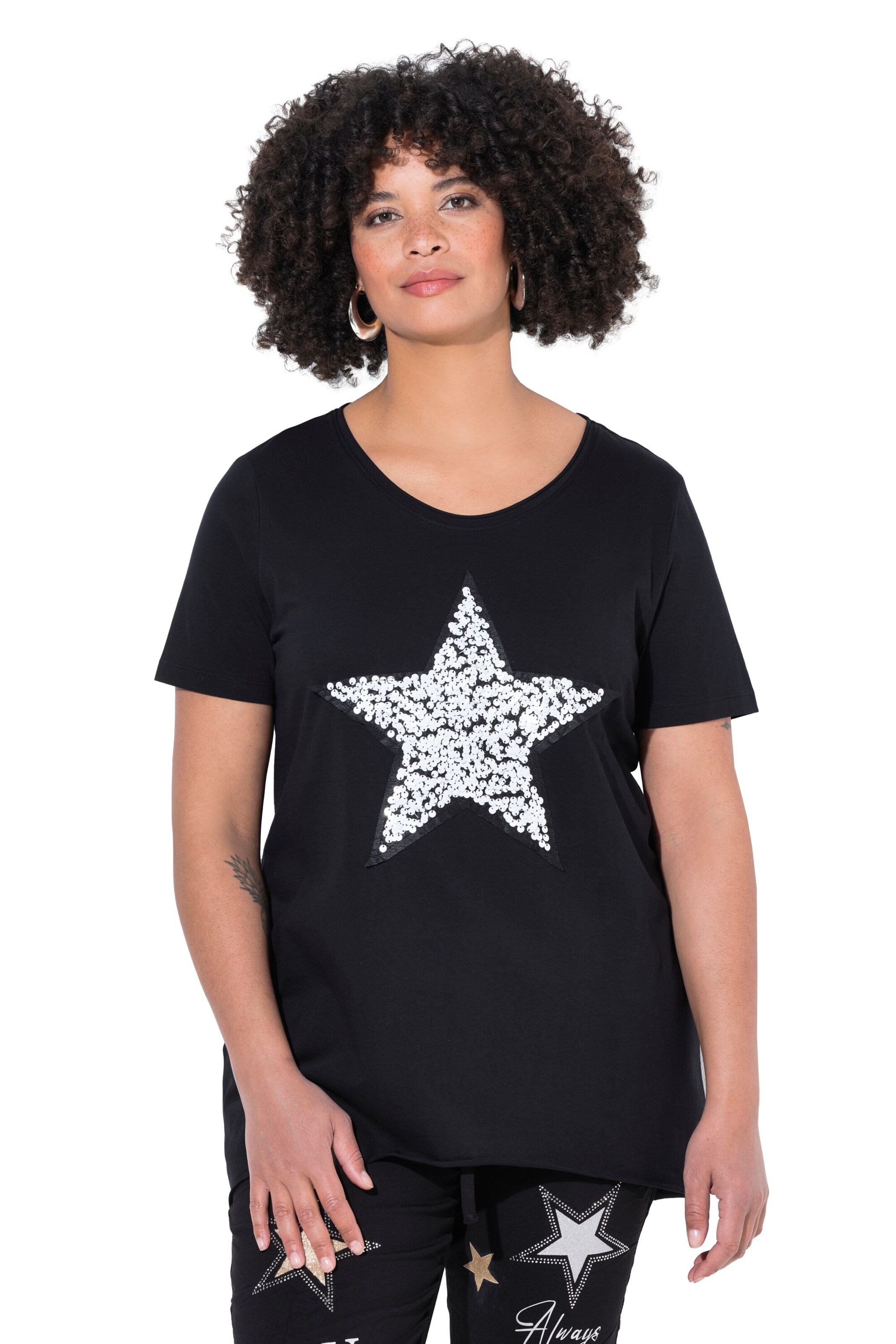 Angel of Style Shirt in Schwarz: Vorderseite