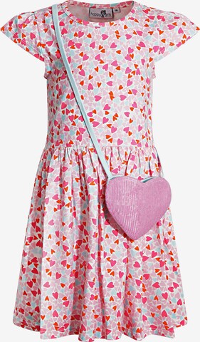 happy girls Dress in Pink: front