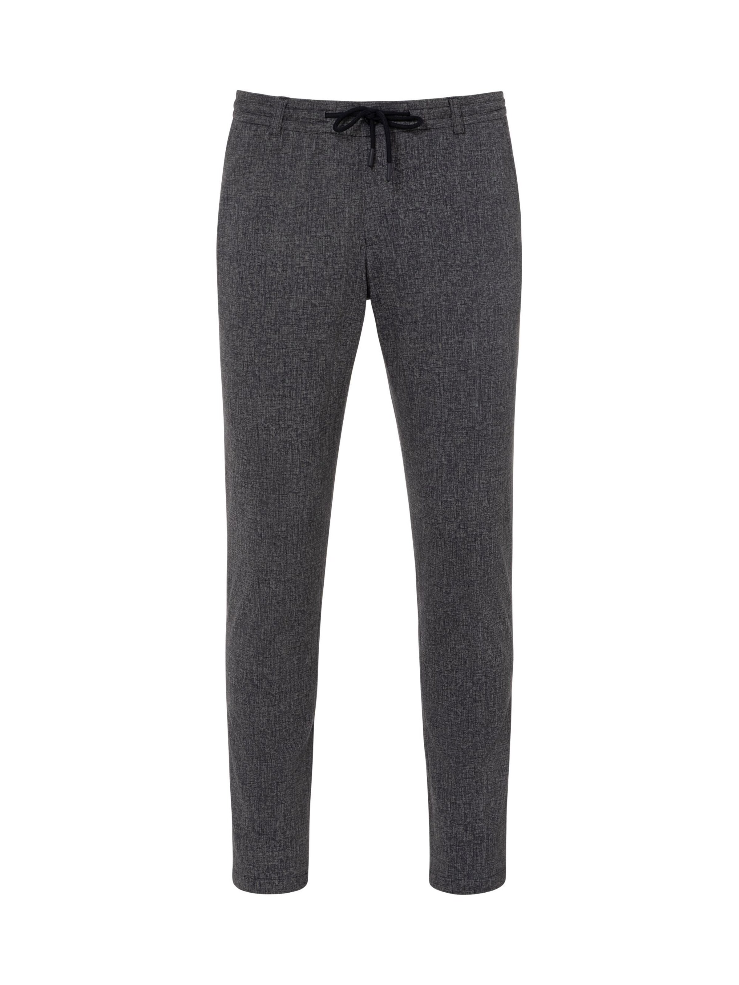 BENVENUTO Slimfit Hose 'Segesta' in Grau: Vorderseite