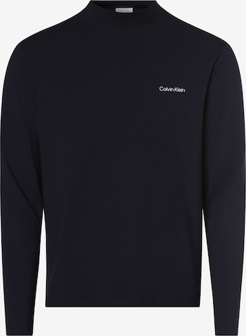 T-Shirt Calvin Klein en bleu : devant