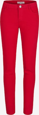 Jeans 'PETRA' de la Morgan pe roșu: față