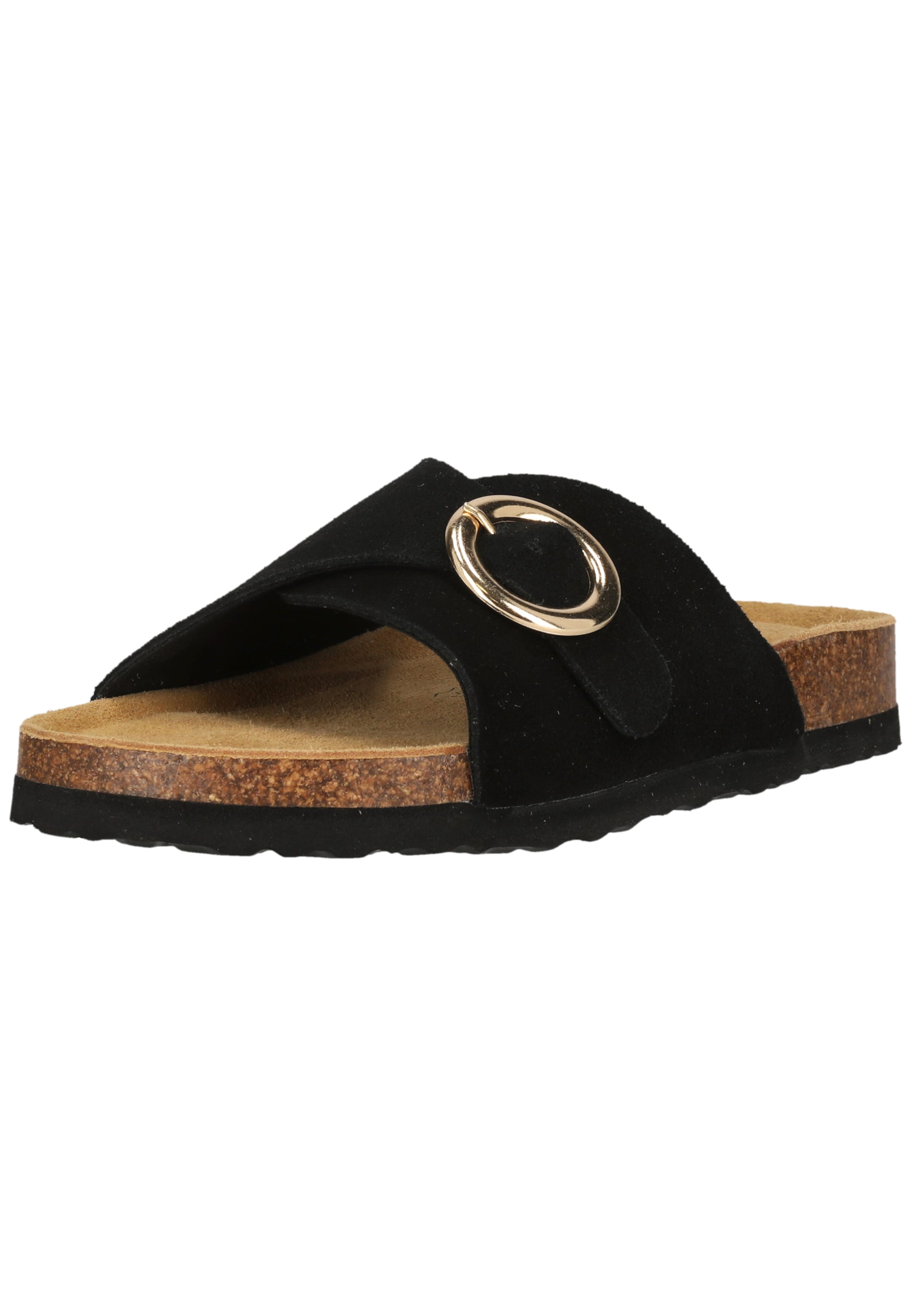 NOU Sandalen in Schwarz: Vorderseite