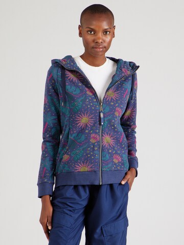 Ragwear Sweatjacke in Blau: predná strana