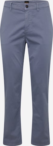 BOSS Orange Tapered Chino in Blauw: voorkant