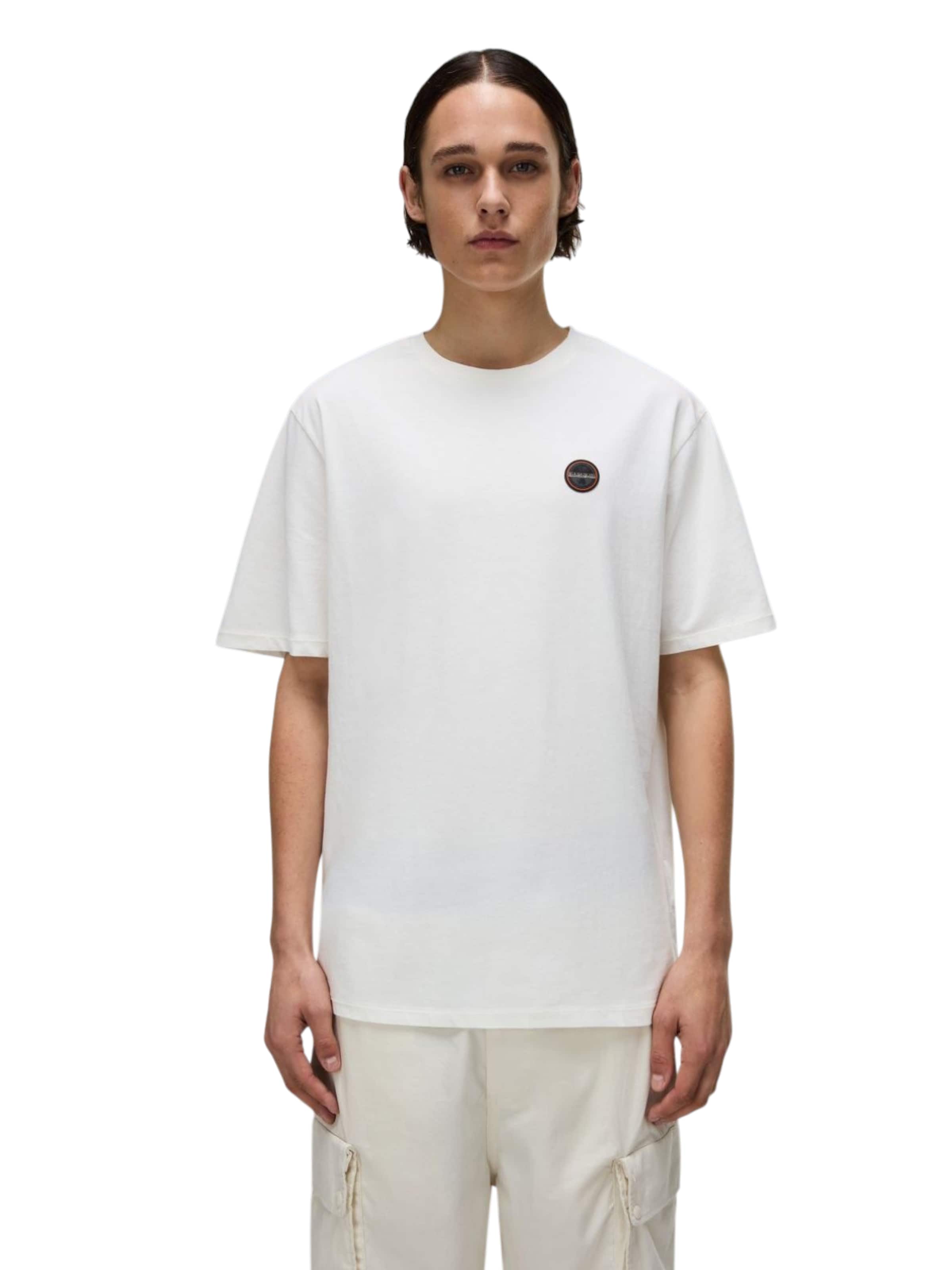 NAPAPIJRI Shirt in Wit: voorkant