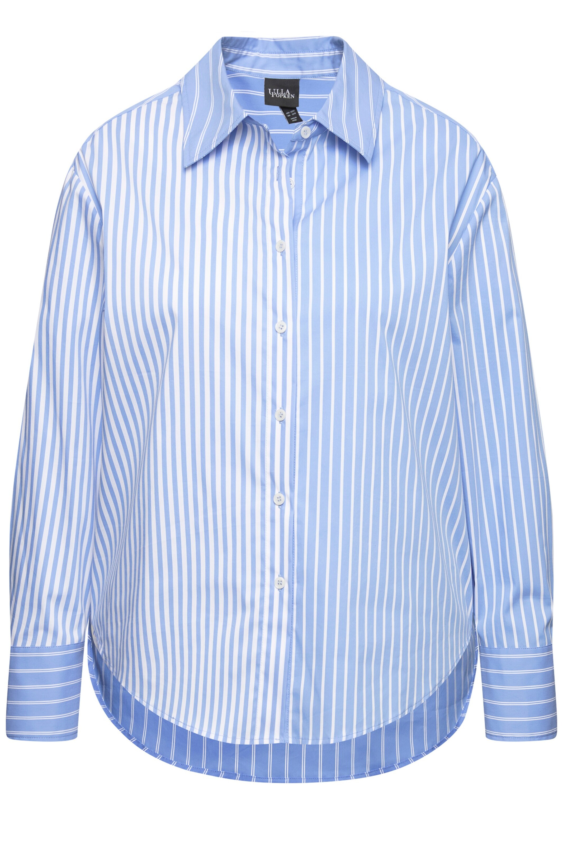 Ulla Popken Blouse in Blauw: voorkant