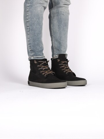 BLACKSTONE - Sapatilhas altas 'Icon AM02' em preto