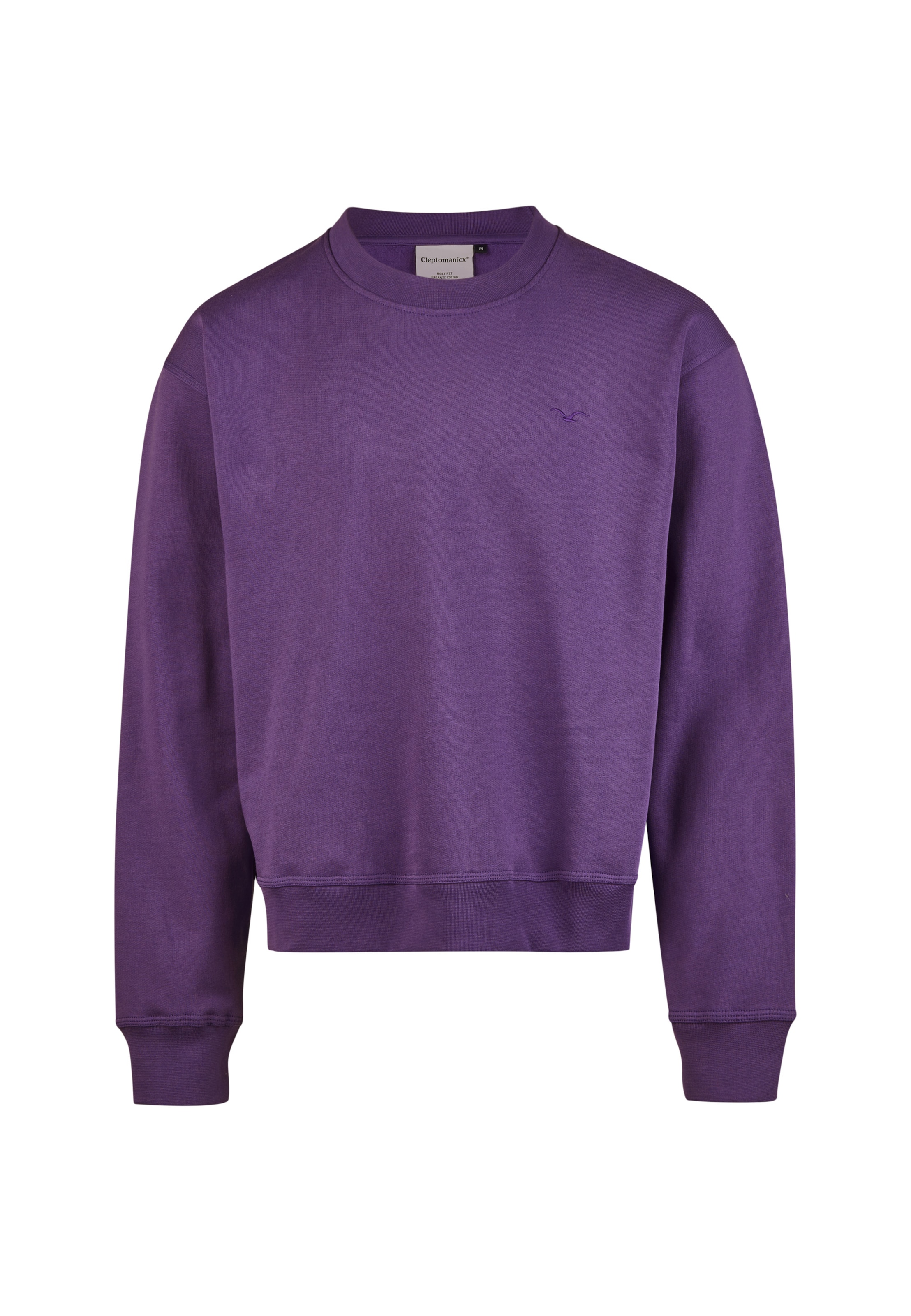 Cleptomanicx Sweatshirt in Lila: Vorderseite
