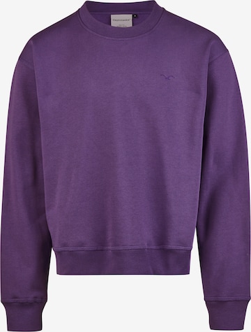 Cleptomanicx Sweatshirt in Lila: Vorderseite