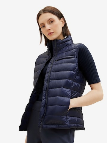 Gilet TOM TAILOR en bleu