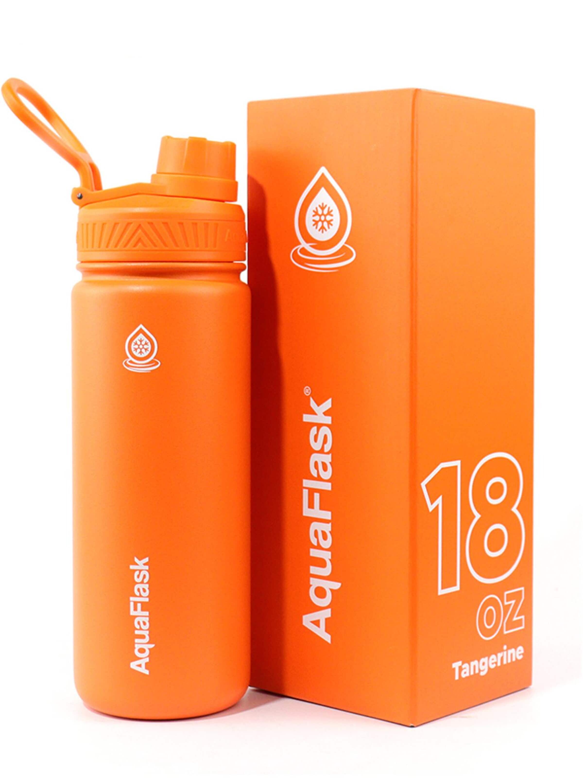 AquaFlask Láhev na vodu 'AquaFlask Termoláhev REGULAR 532 ml' – oranžová