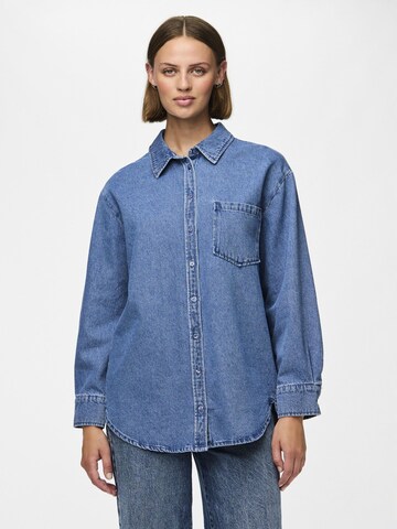 PIECES Blouse 'PCMaisie' in Blue: front