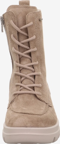 Legero Lace-Up Ankle Boots in Beige