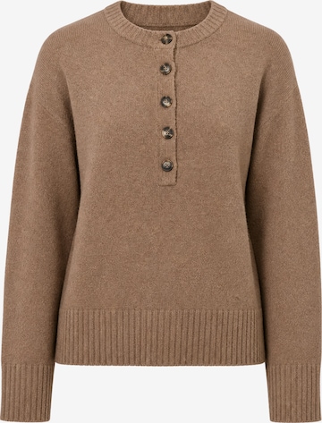 BRAVE SOUL Sweater in Brown: front