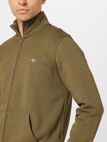 GANT Sweatjacke in Grün