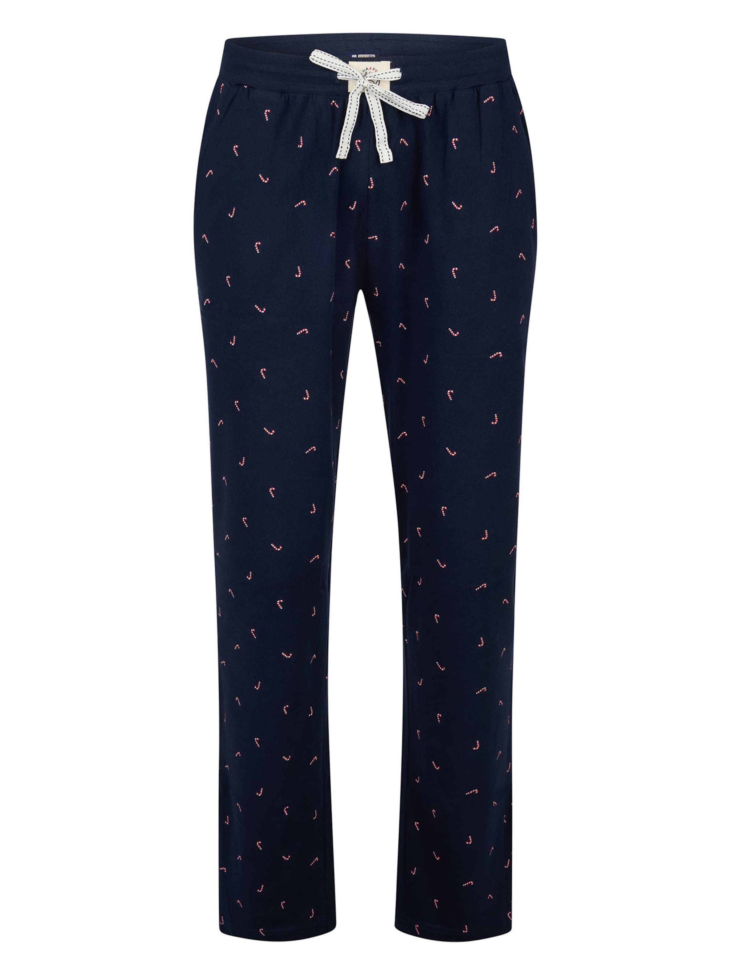 Pantalon de pyjama 'Christmas' Happy Shorts en bleu : devant