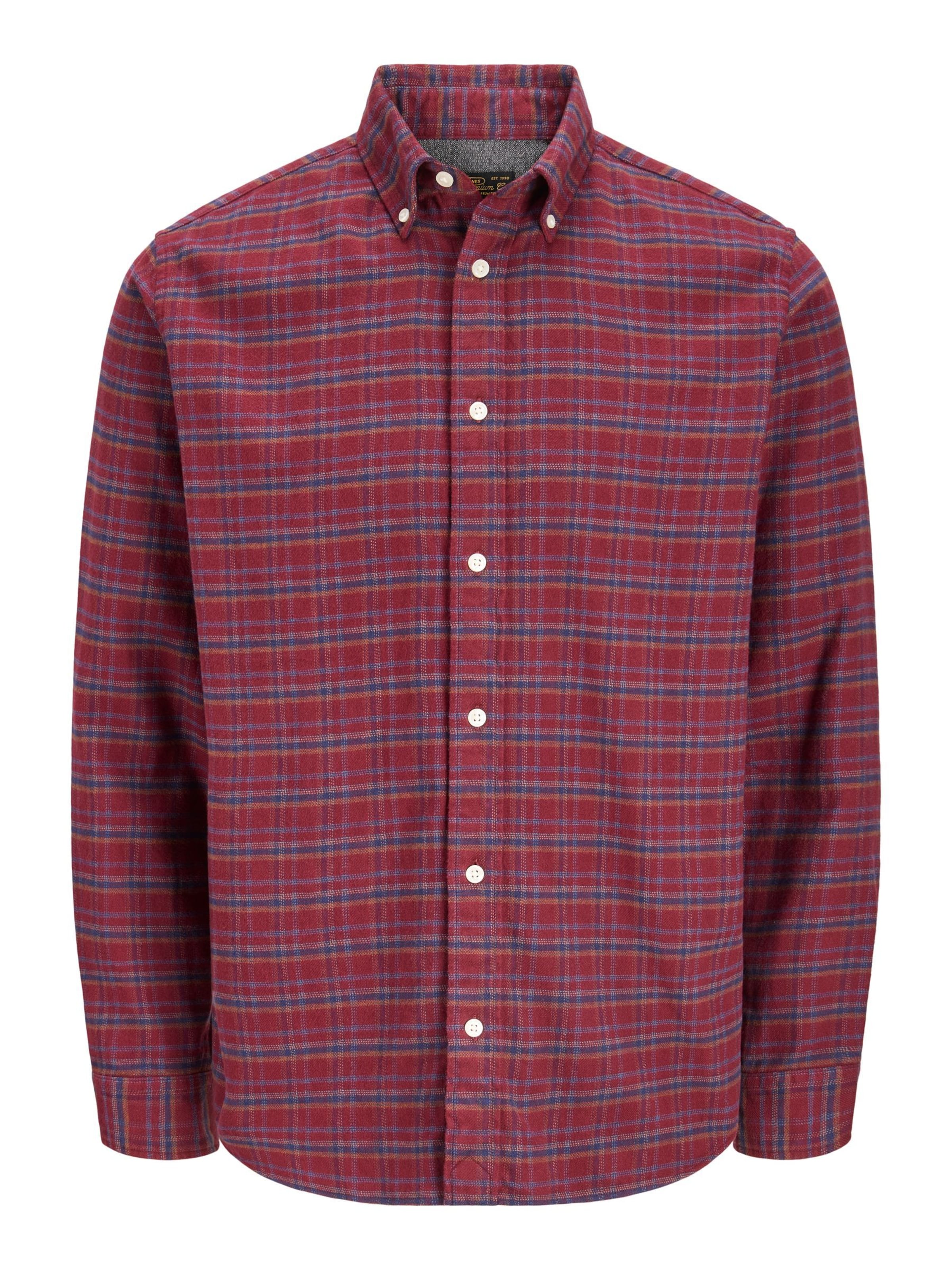 JACK & JONES Hemd 'Stanley' in Rot: Vorderseite