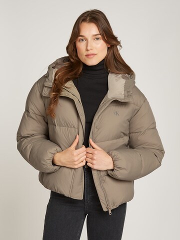 Calvin Klein Jeans Jacke in Grau: Vorderseite