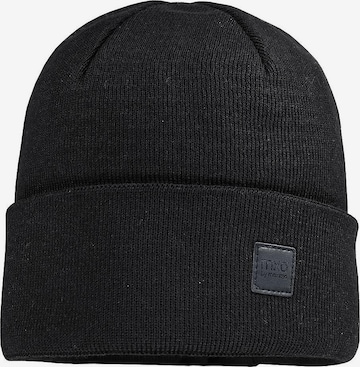 MAXIMO Beanie 'MAX' in Black: front