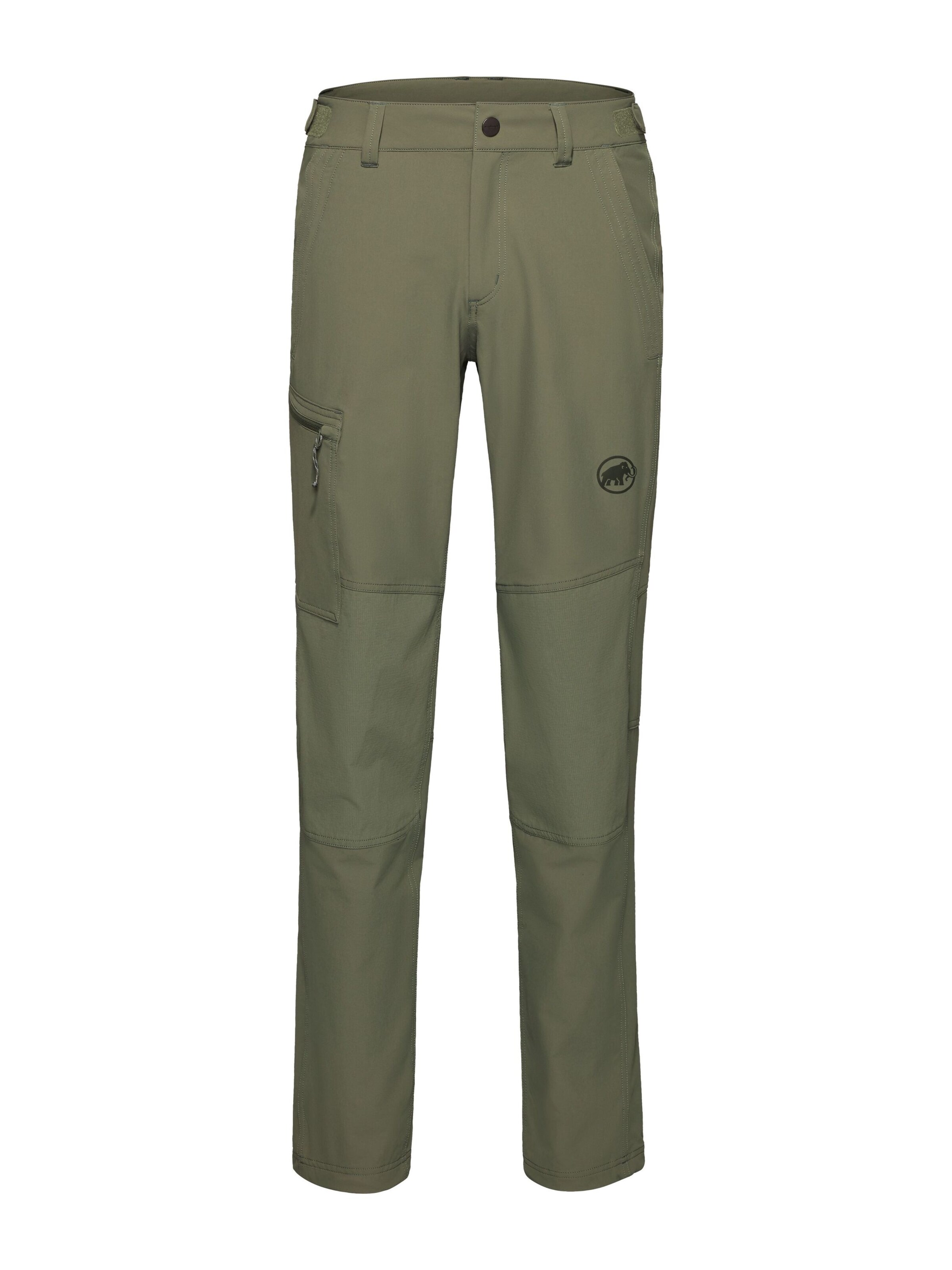 MAMMUT Outdoor Pants in Green: front