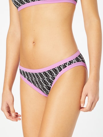 Bas de bikini Calvin Klein Swimwear en violet : devant