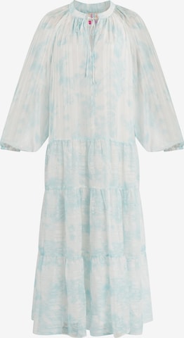 Robe-chemise IZIA en bleu : devant