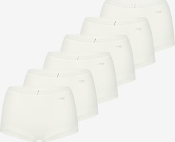 SLOGGI Boyshorts 'GO Crush' in White: front