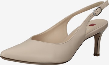 Högl Slingback Pumps in Beige: front