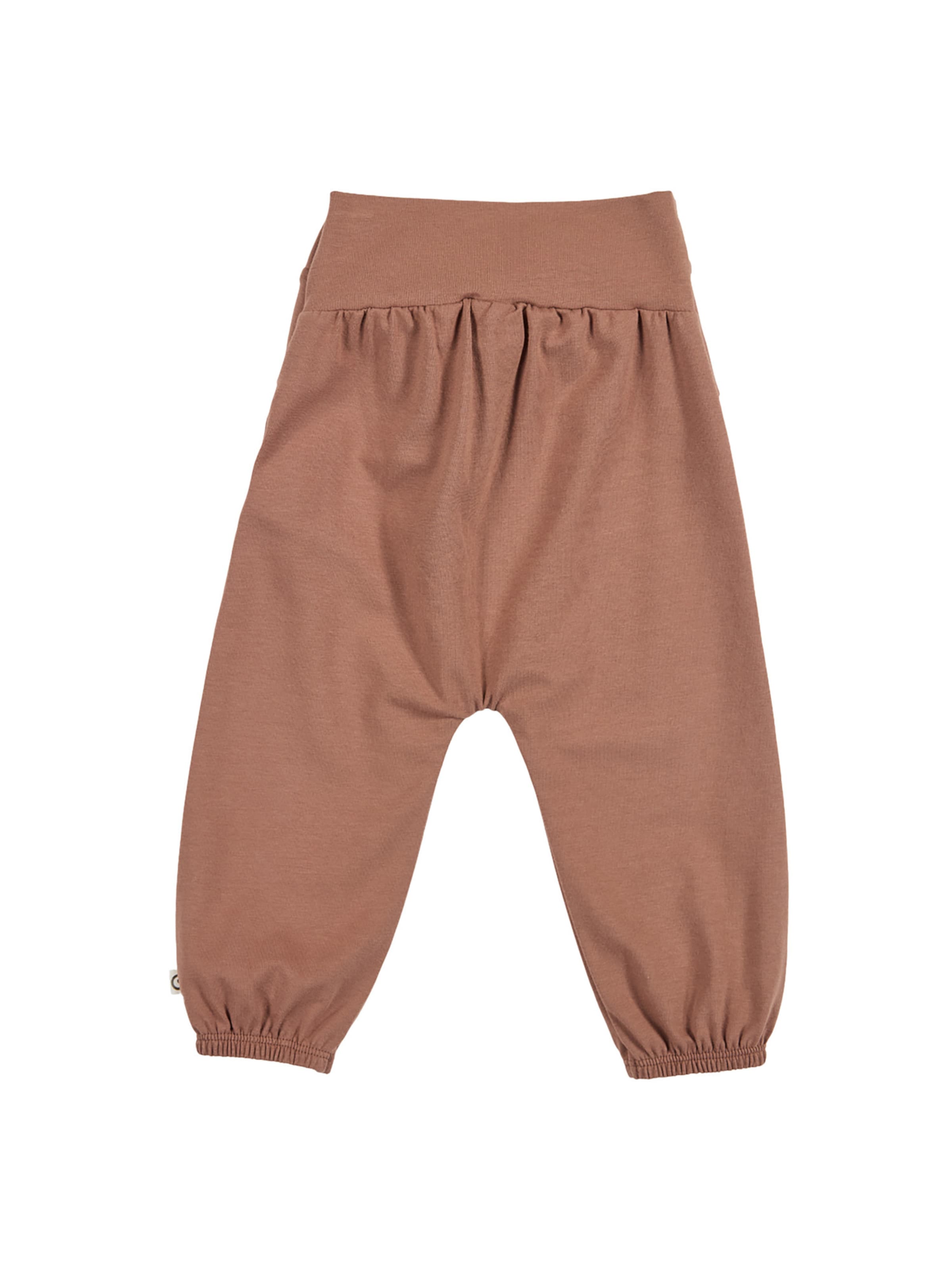 Tapered Pantaloni di Müsli by GREEN COTTON in marrone