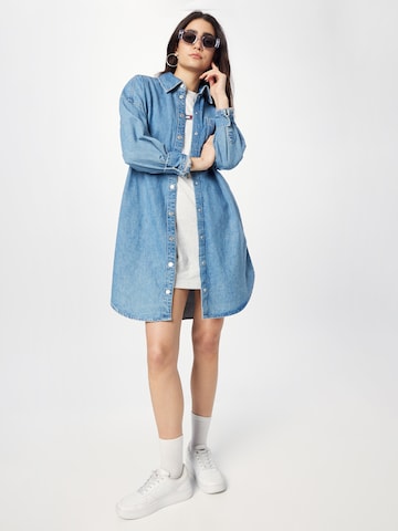 Tommy Jeans Shirt dress in Blue