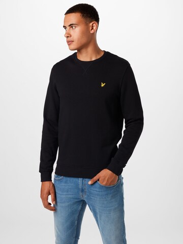 Lyle & Scott Sweatshirt in Zwart: voorkant