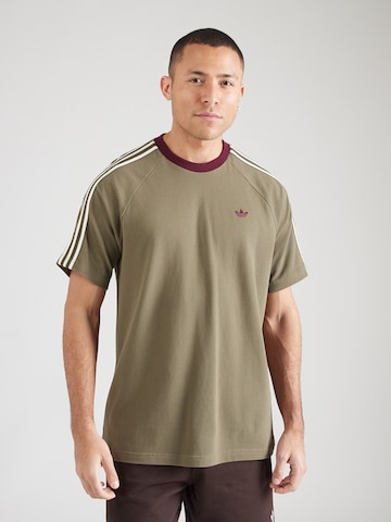 Tricou 'BRITCORE' de la ADIDAS ORIGINALS pe verde: față