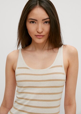 comma casual identity Knitted Top in Beige