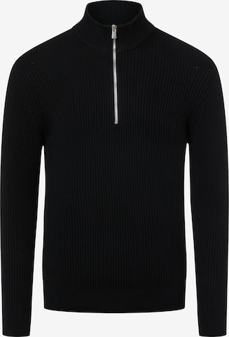 Nils Sundström Sweater in Black: front