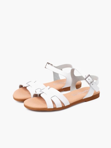 Sandales Pisamonas en blanc