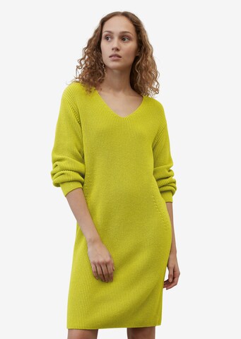 Marc O'Polo Knitted dress in Yellow: front