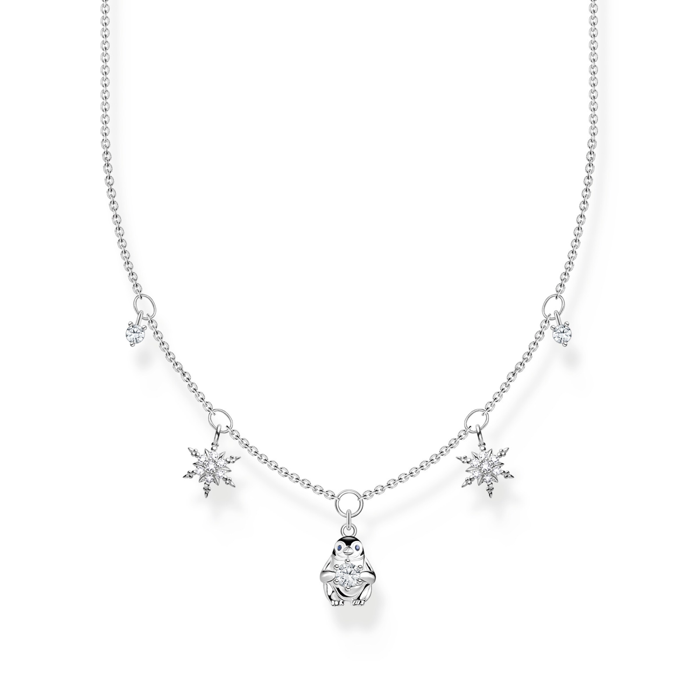 Thomas Sabo Ketting in Zilver: voorkant